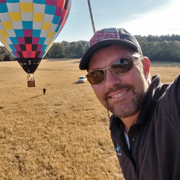 Brian Rohr - hot air balloon pilot - owner of Rohr Balloons