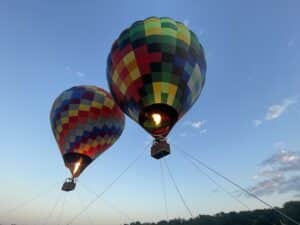 Team Building Hot Air Balloon Rides and event tethers-rohr balloons