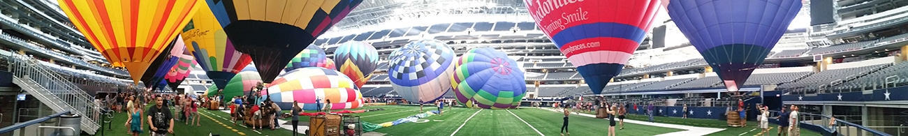 Hot Air Balloon Glow in Dallas